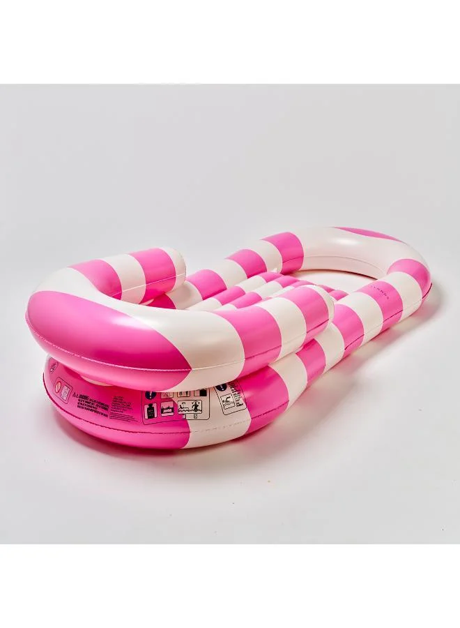 SUNNY LIFE Laze & Lounge Pool Party Magenta Stripe